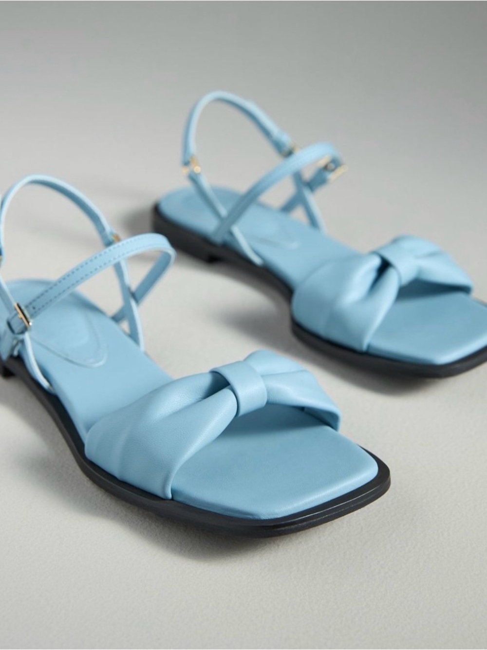 REIKE NEN - Women’s Light Blue Knotted Strap Sandals